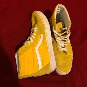 Yellow Vans Sk8 High